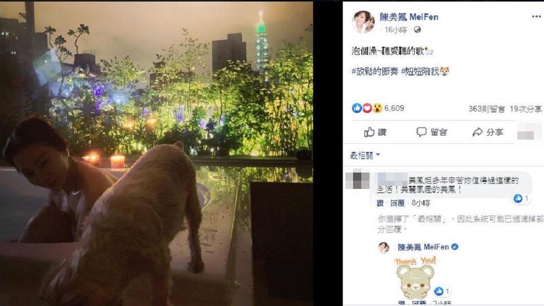 圖/翻攝自陳美鳳臉書