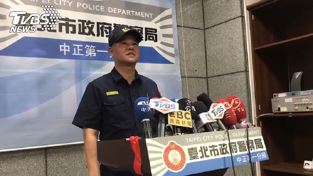 中正第一分局局長出面說明。圖/TVBS