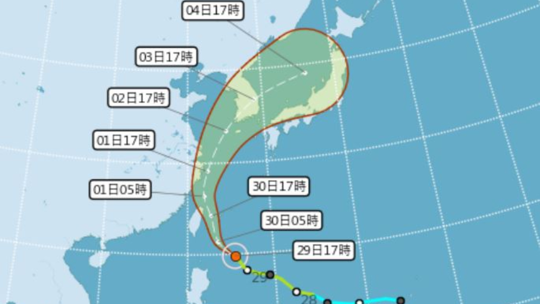 米塔西偏掃台! 13級瞬間最大陣風狂襲