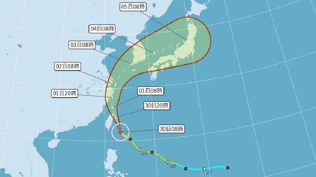 風雨越晚越大！颱風米塔逼近東部近海　宜蘭降雨明顯