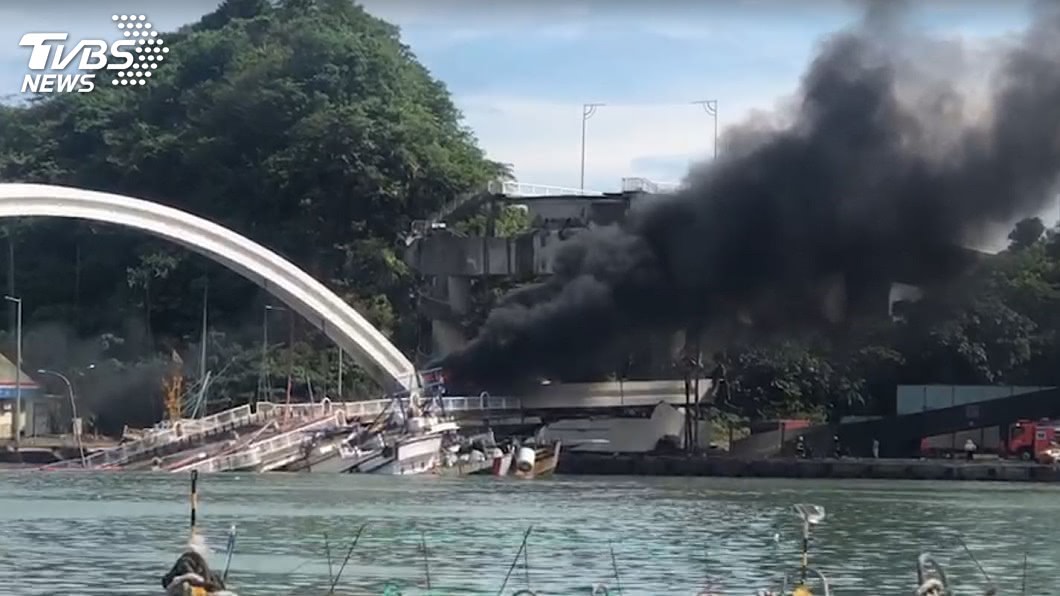 南方澳跨港大橋坍塌意外 國軍趕赴現場馳援