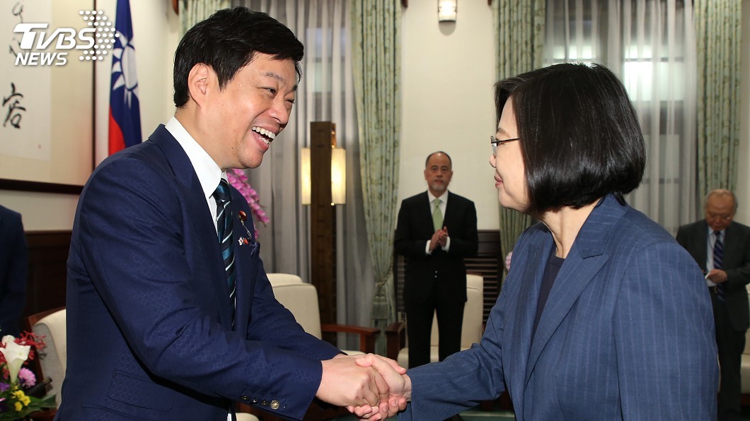 接見日本眾議員 總統:台日洽談CPTPP正是時機