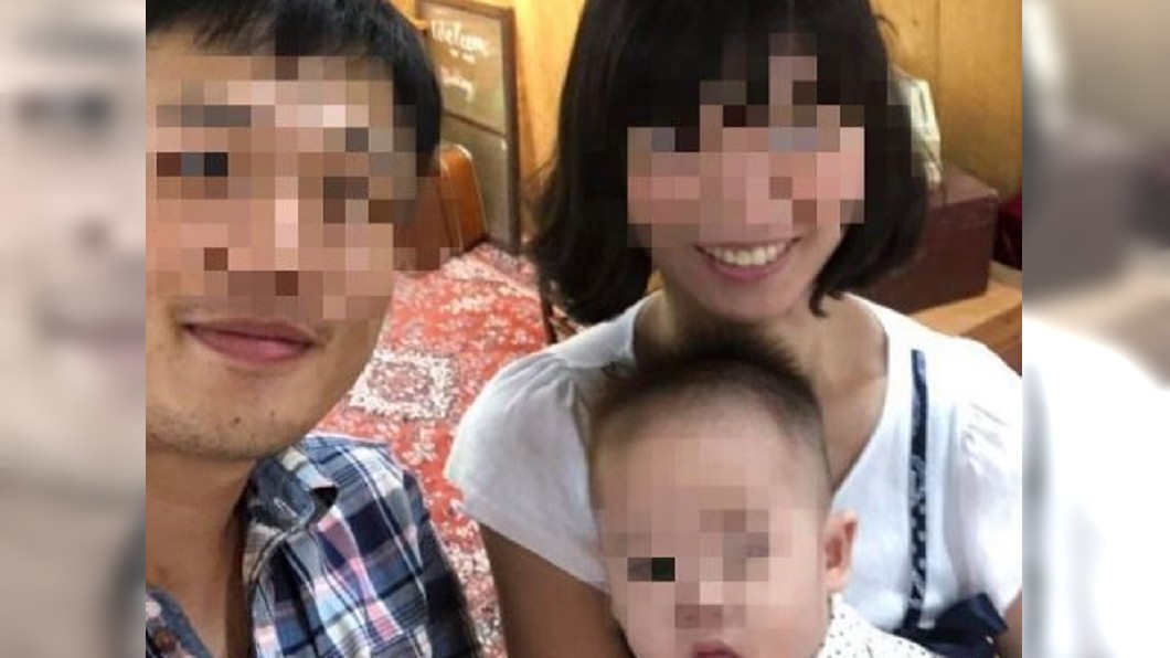 謝姓隊員生前與妻小開心合照。圖/翻攝自謝姓隊員臉書