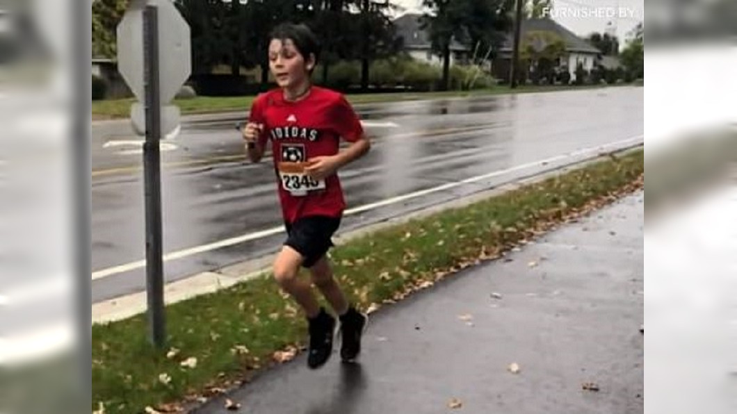 5K跑去10K 9歲男童跑錯路線意外奪冠