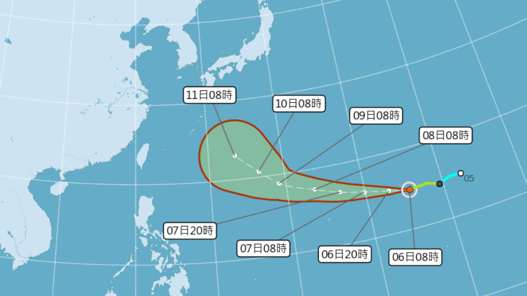1條預測路徑對台影響大 專家:哈吉貝恐成超級颱風