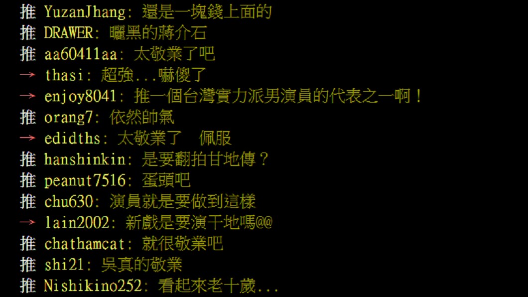 網友提的名人都有幾分相似。圖／翻攝自PTT八卦板