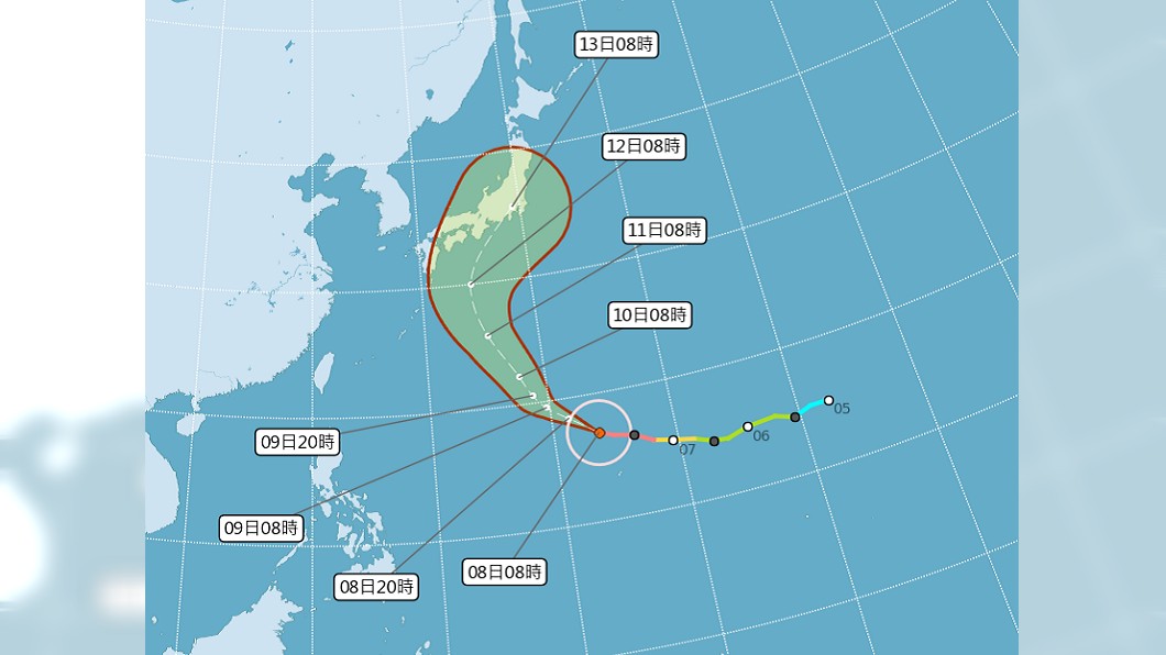 哈吉貝最快今成「今年最強颱」 預計直撲日本關東地區