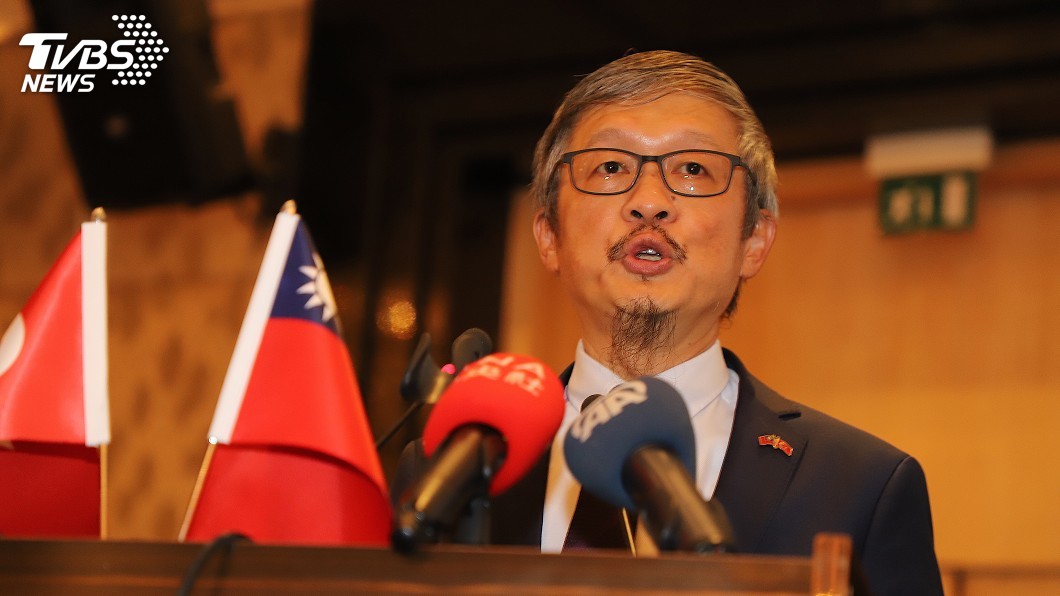 駐土耳其代表處8日舉辦中華民國108年國慶招待會，圖為駐土耳其代表鄭泰祥。圖／中央社