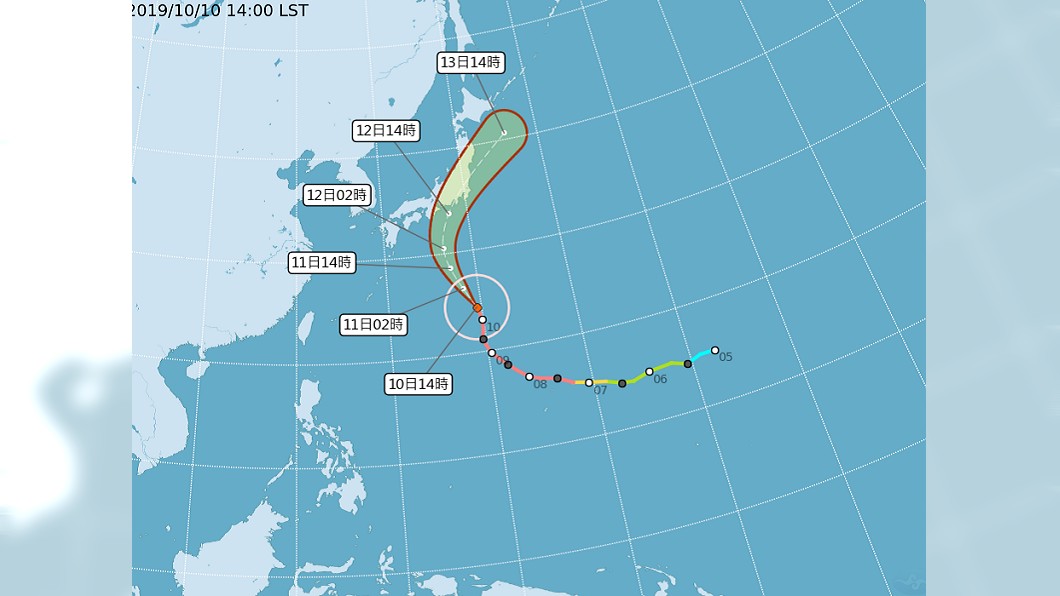 圖／翻攝自中央氣象局