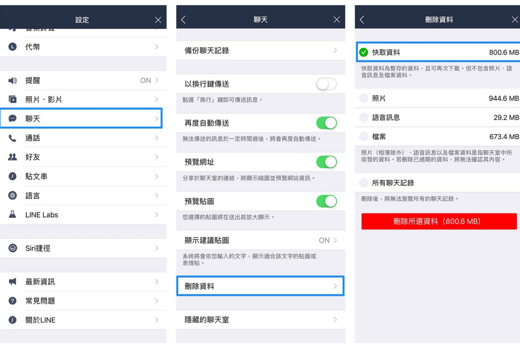 iOS版本教學。圖/中央社