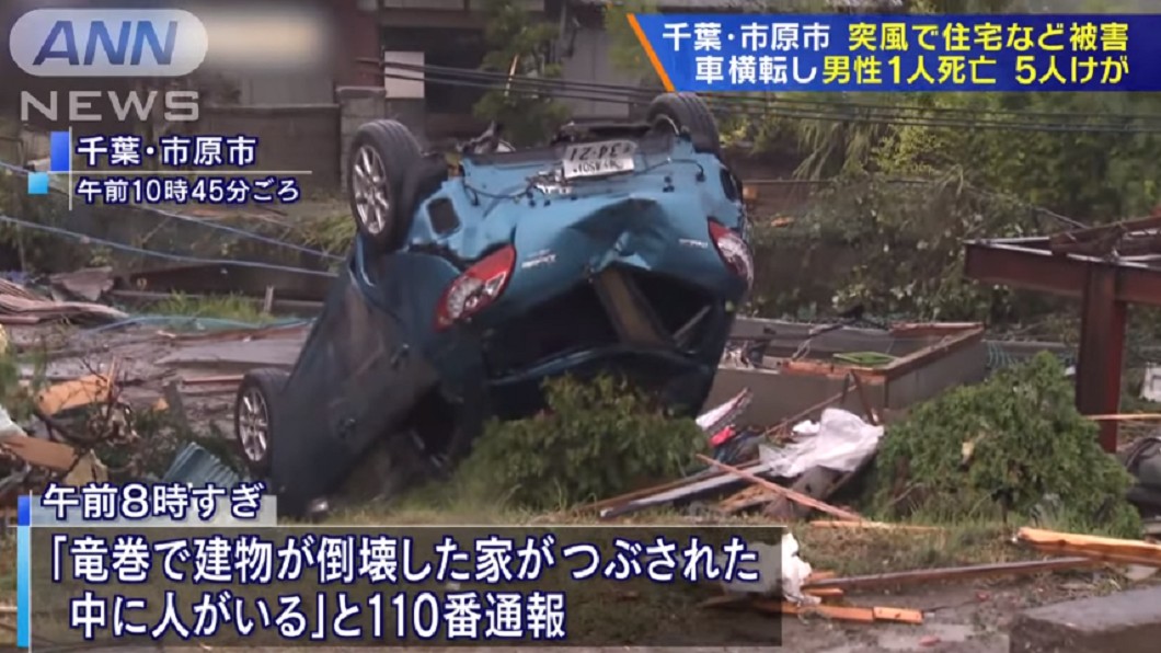 哈吉貝挾強風襲日!吹翻貨車 男昏迷送醫不治