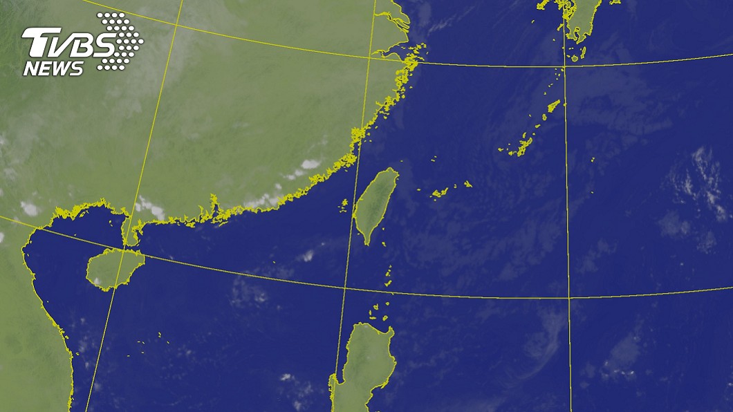 2019年10月13日18時10分 衛星雲圖。（圖／中央氣象局）