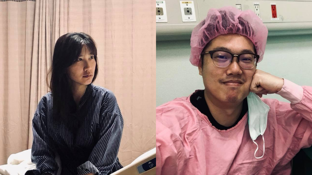 黃文華在今年年中的健康檢查意外發現肺部腫瘤。圖/翻攝自林昆鋒臉書