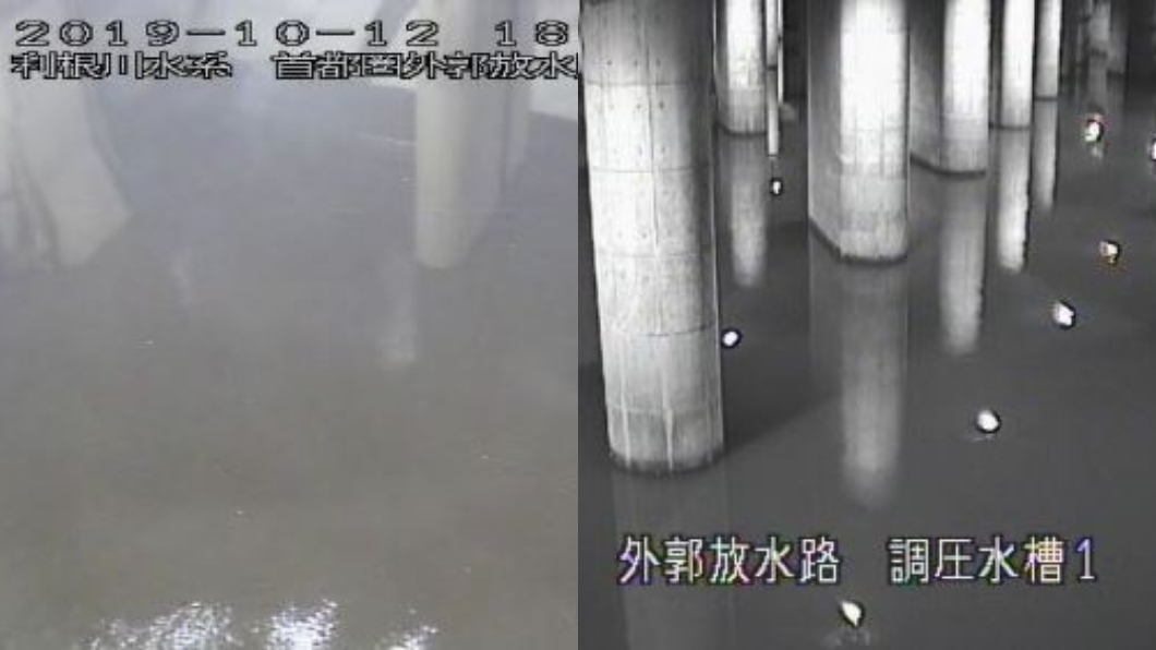 哈吉貝暴雨洪災!日啟動「地下神殿」 3天排1千萬噸水