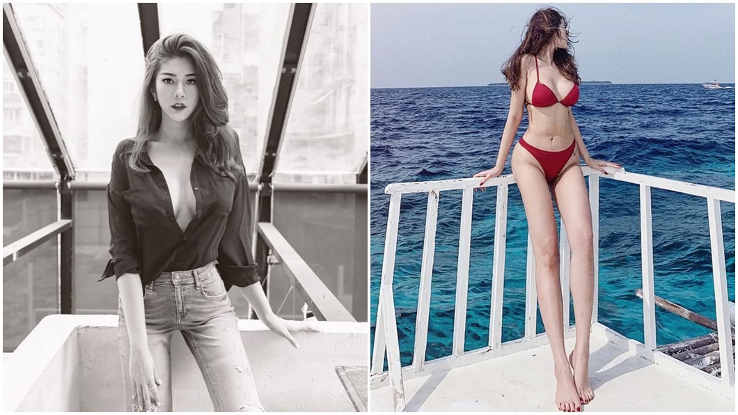 加油站正妹身分遭起底,其實是女模Jessie Lee。圖/翻攝自eepb_ IG