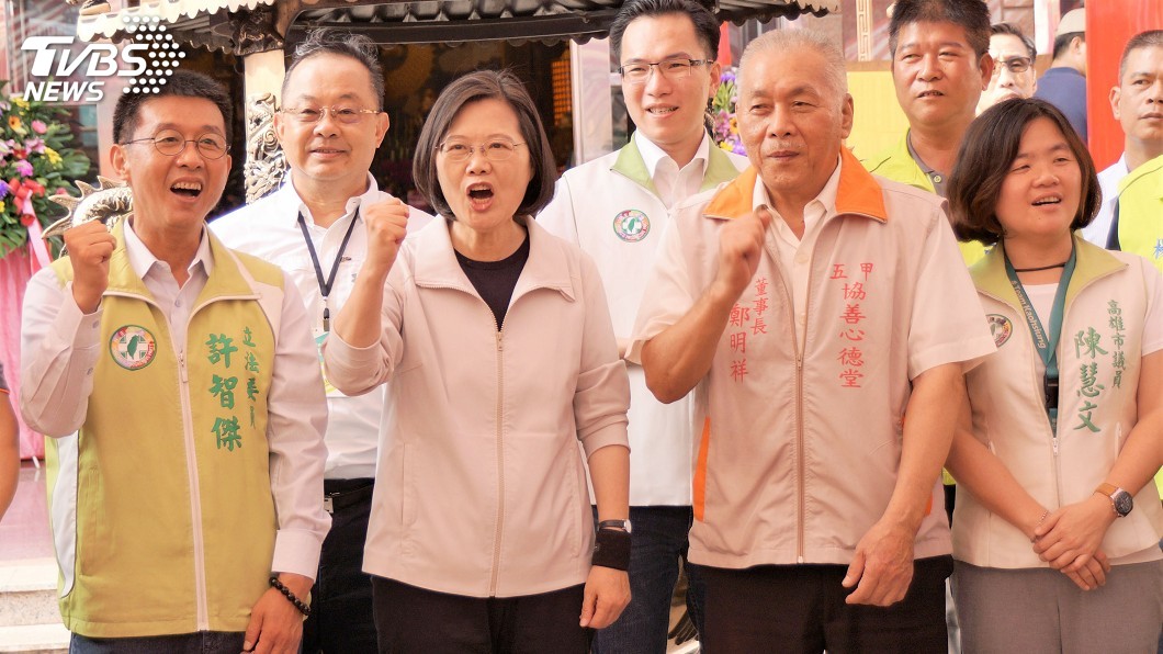 高雄拜廟輔選 蔡總統籲:不要選錯人再來怨嘆