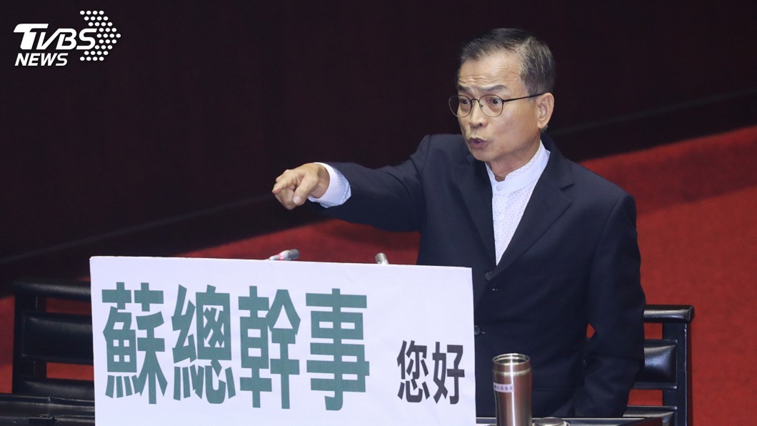 總質詢談兩岸論述 蘇貞昌、賴士葆唇槍舌戰