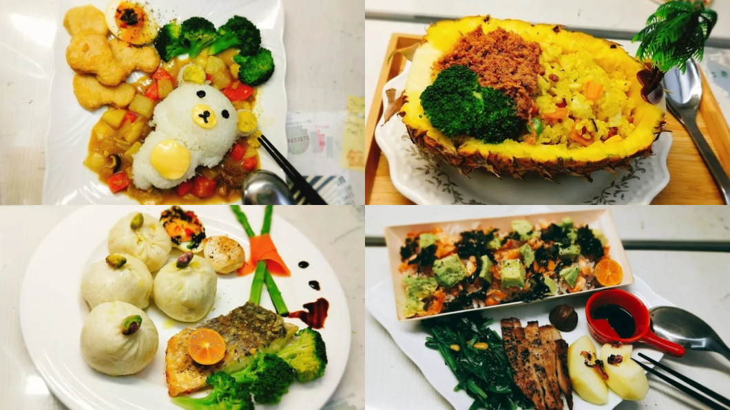 菜色越來越澎湃。合成圖/翻攝Dcard美食板