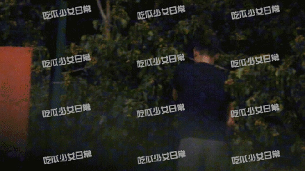 劉燁下車走到路邊。圖/翻攝自微博