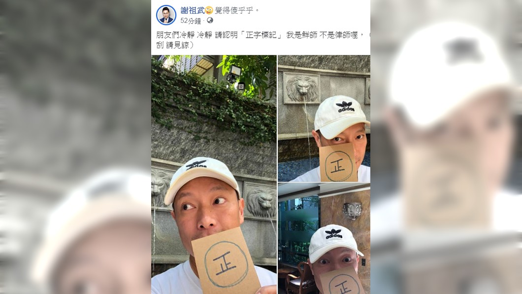 圖/翻攝自謝祖武臉書
