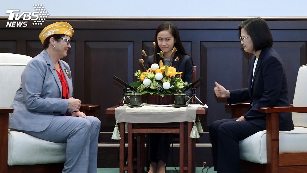 蔡總統接見美國退伍軍人協會 盼台美關係好上加好