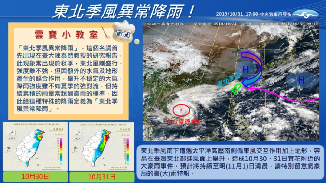 圖/翻攝自中央氣象局