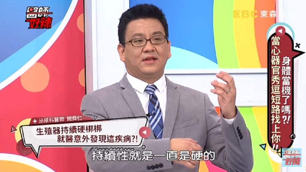 泌尿科醫師闕舜仁分享案例。 圖/翻攝自 醫師好辣 YouTube頻道