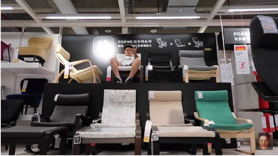 李興文兒擅闖IKEA! 全裸拍片網轟爆:無聊當有趣