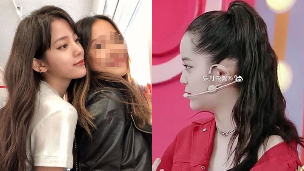 歐陽娜娜與好友合照,遭網友質疑臉部微整形。圖/翻攝自歐陽娜娜Instagram、娛樂扒叔微博