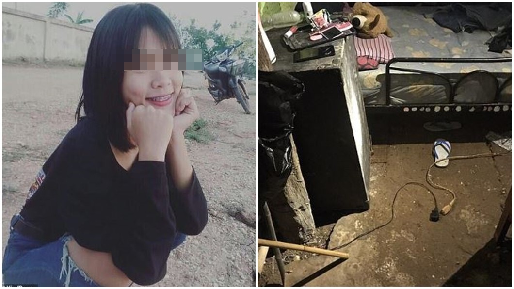 泰國1名17歲少女日前在家中床上邊充電邊玩手機,因延長線插座漏電導致觸電慘死。圖/翻攝自dailymail網站