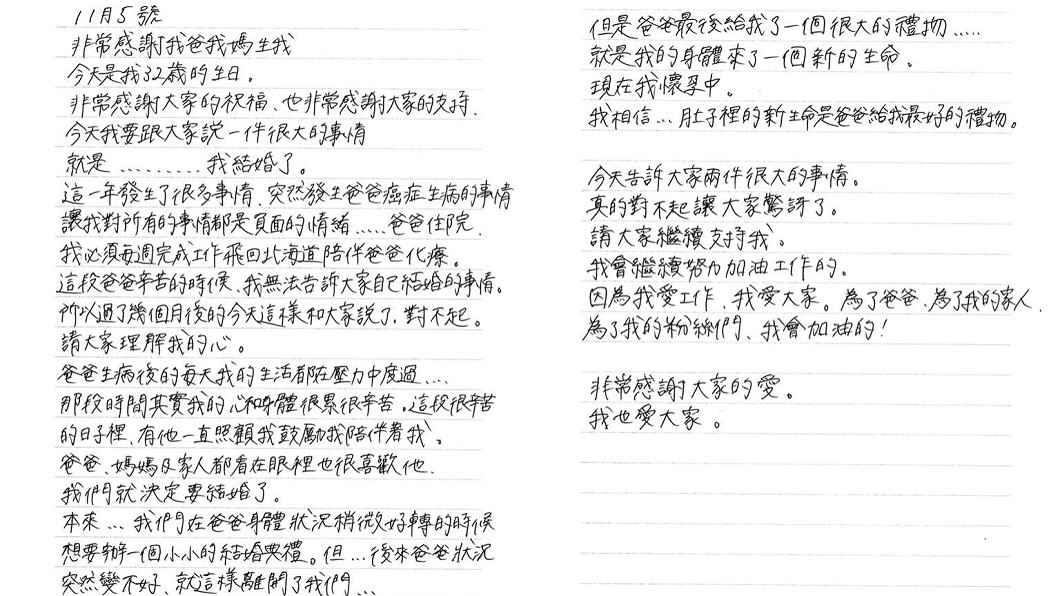 「身體來了一個新生命!」 女星32歲生日拋雙重震撼彈