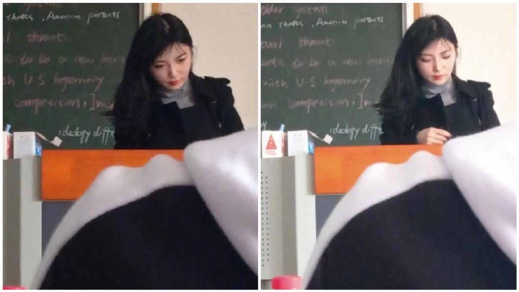 神仙美女老師台上授課　學生偷拍網嗨翻