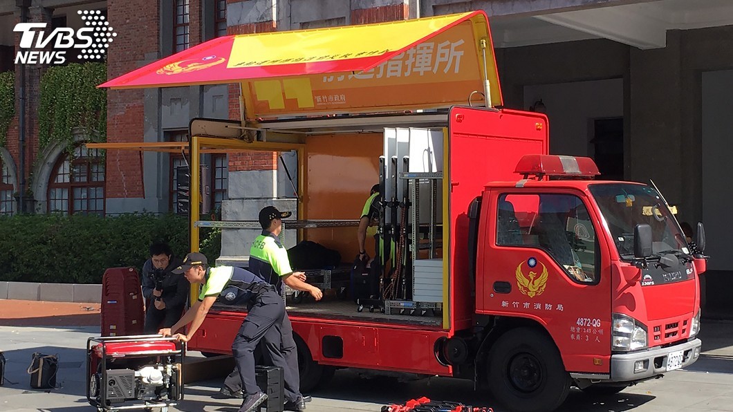 竹市消防運輸車8分鐘變身指揮所 提升救災效率