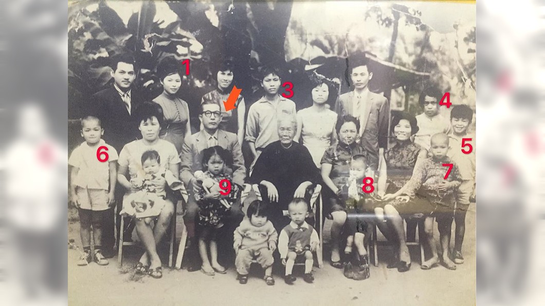 家族合照。