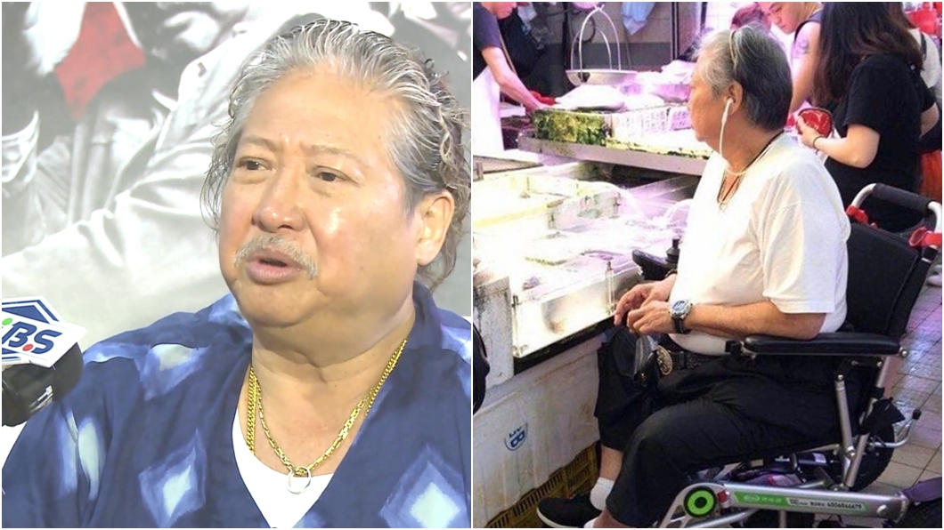 洪金寶今年被民眾曝光他坐輪椅上街買菜的模樣。圖/TVBS資料照、翻攝自微博