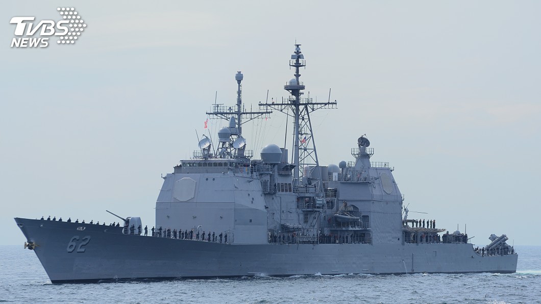 美軍巡洋艦12日通過台灣海峽 今年以來第9次