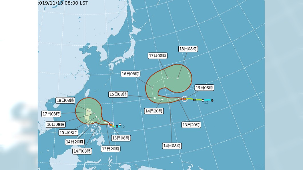 雙颱接力!26號颱風「海鷗」生成 最新路徑圖曝光
