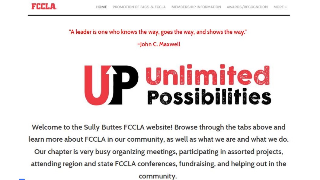 圖／翻攝自Sully Buttes FCCLA官網