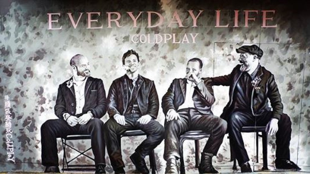 Coldplay搶分享! 顏振發西門手繪登國際