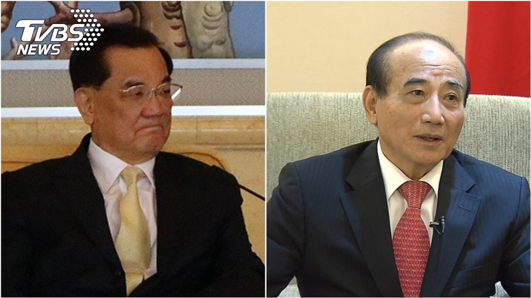 國民黨前黨主席連戰(左)、前立法院長王金平(右)。圖／TVBS資料照
