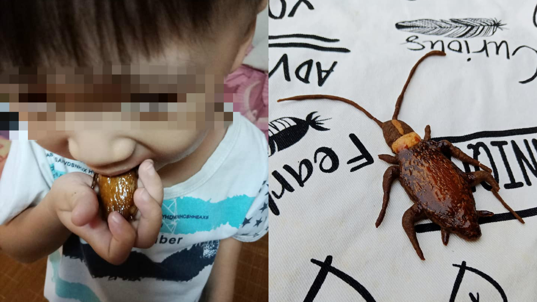 巧手媽完成男童「吃蟑螂」心願 網嚇瘋:母湯啦!
