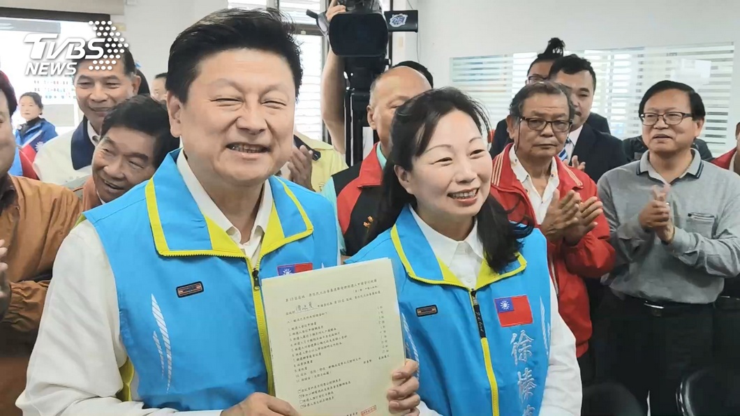 立委傅崐萁與花蓮縣長徐榛蔚。(圖/TVBS資料畫面)
