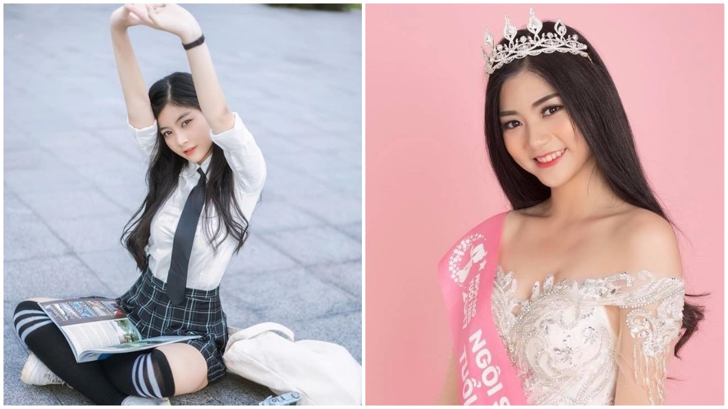 她還參加過越南青年小姐的選美比賽。(圖/翻攝自IG)