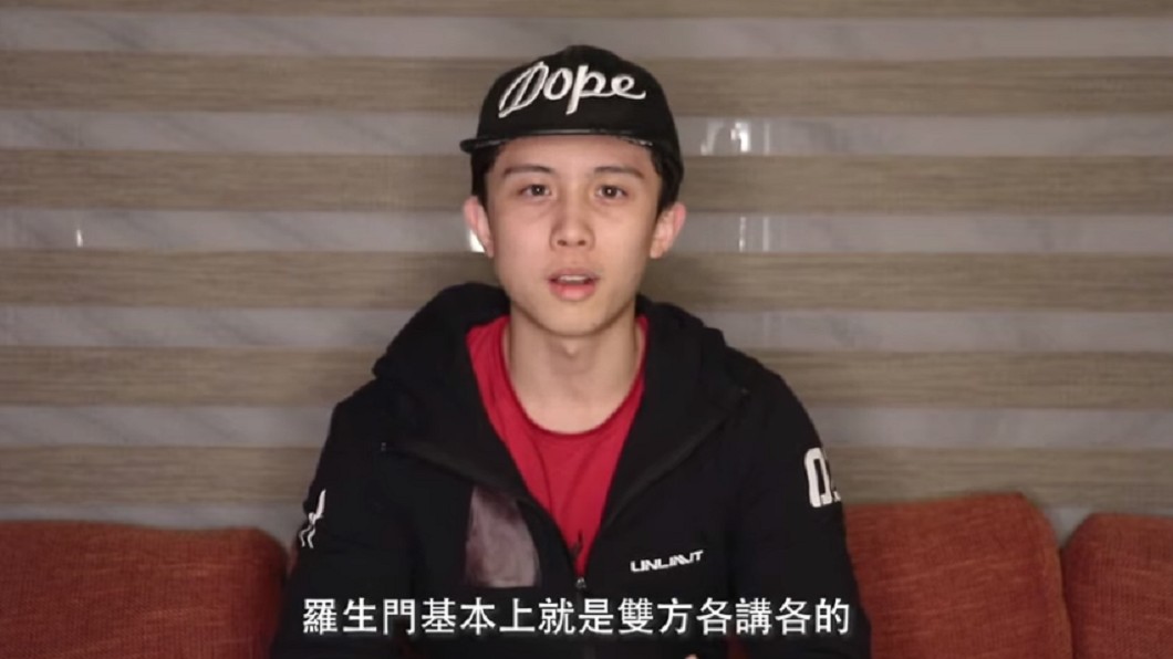 孫安佐在YouTube上傳影片出面解釋。圖/翻攝自YouTube《 Sun 孫安佐的頻道 Edward》頻道