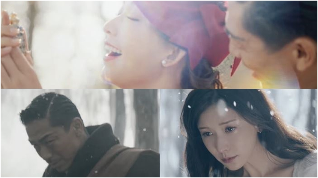 林志玲與老公Akira拍MV。圖/翻攝自avex Youtube頻道