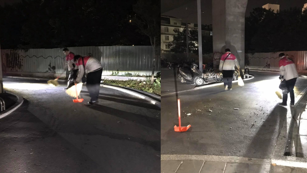 外送員等單空檔!自發性「暖舉」 網友看完大讚