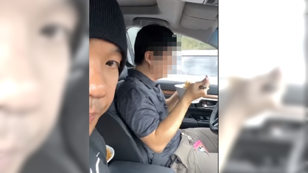 黑人帶頭駕車手放開爽吃麵 網轟爆警方回應了