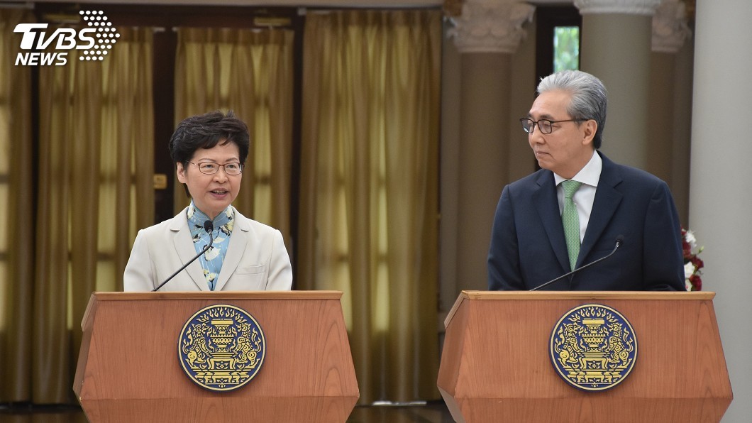 林鄭月娥赴泰尋商機　保證香港一國兩制仍堅實
