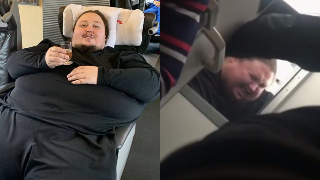 飛機上如廁被吸住 200kg的他呼救:不想死在馬桶上