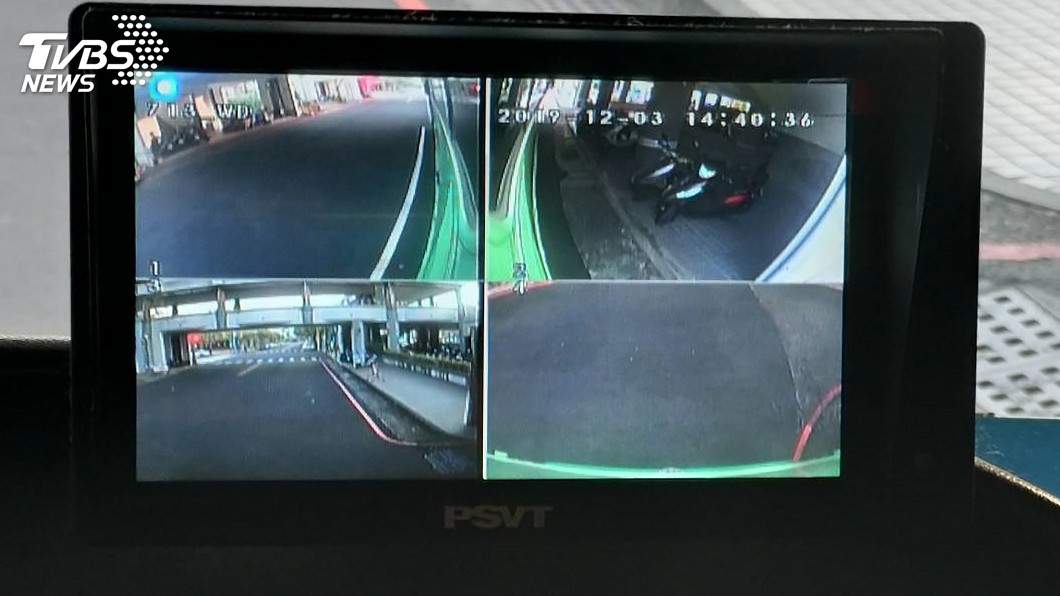 南市府1096輛大型車 提前裝行車視野輔助系統